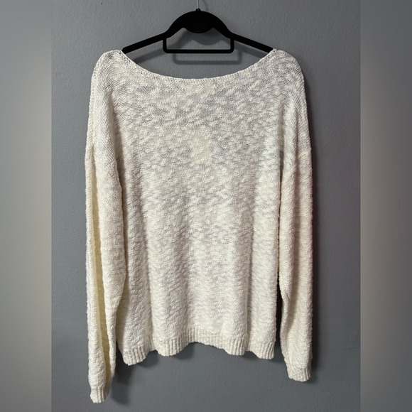 NWY Lucky Brand Cotton Americana Long Sleeve Sweater. Size X-Large - Picture 2 of 7